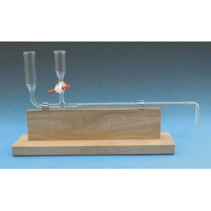 Potometer Apparatus on wooden stand